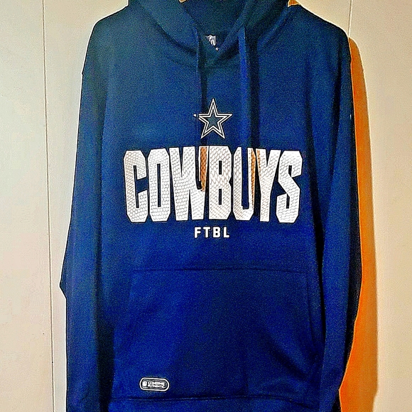 NWT DALLAS COWBOYS NFL TEAM APPAREL HOODIE. MENS Sz:L NEW ERA COMBINE AUTHENTIC. - Picture 1 of 14